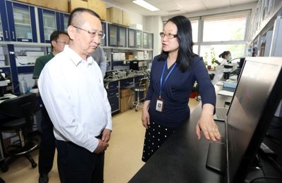 區委書記深入調研我區重點功能區生物工程技術開發建設